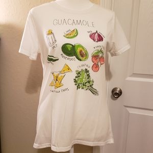 White Guacamole Prints Shirt